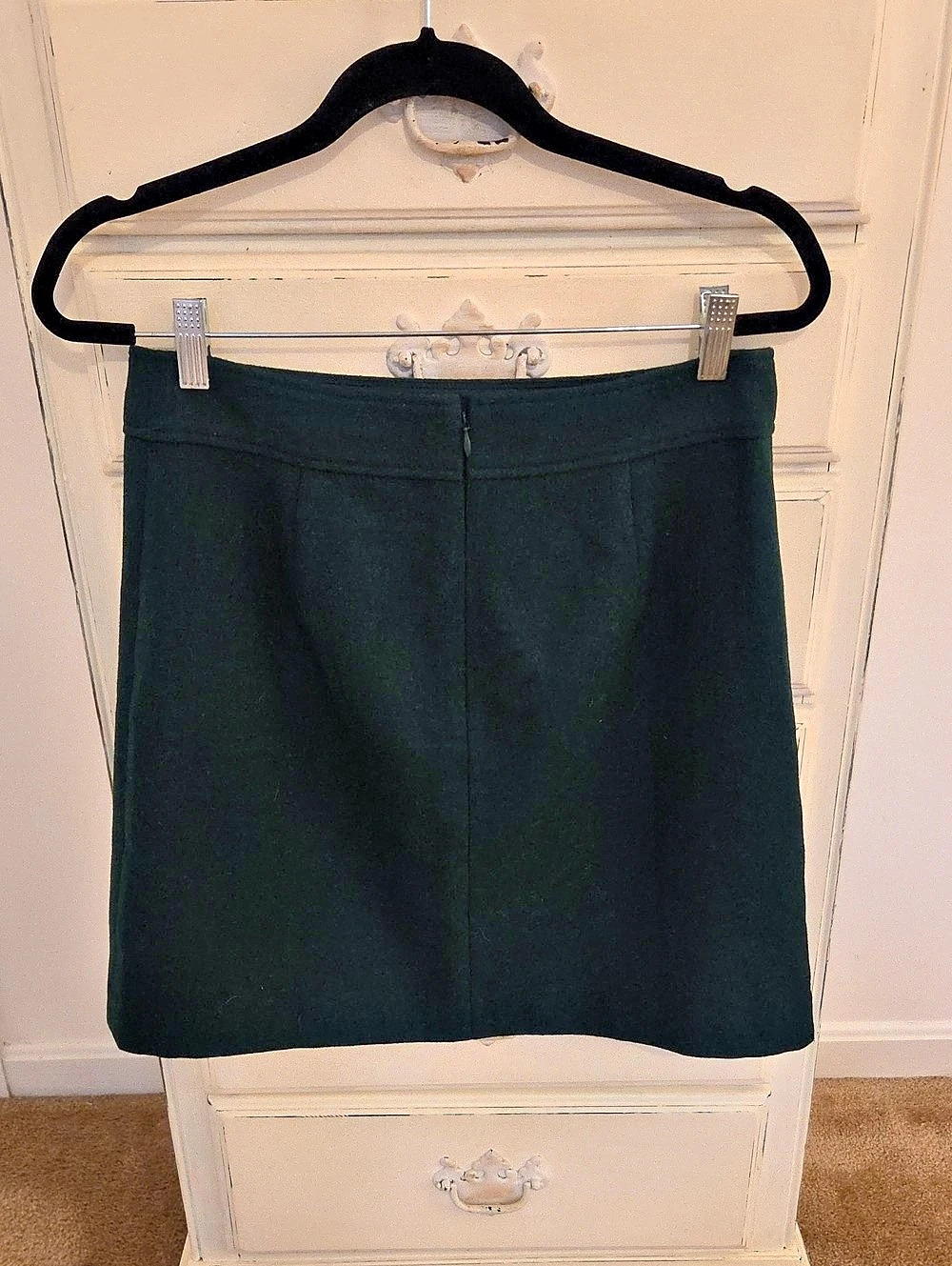 J.Crew Women's Mini Skirt Green Size 8 Like New